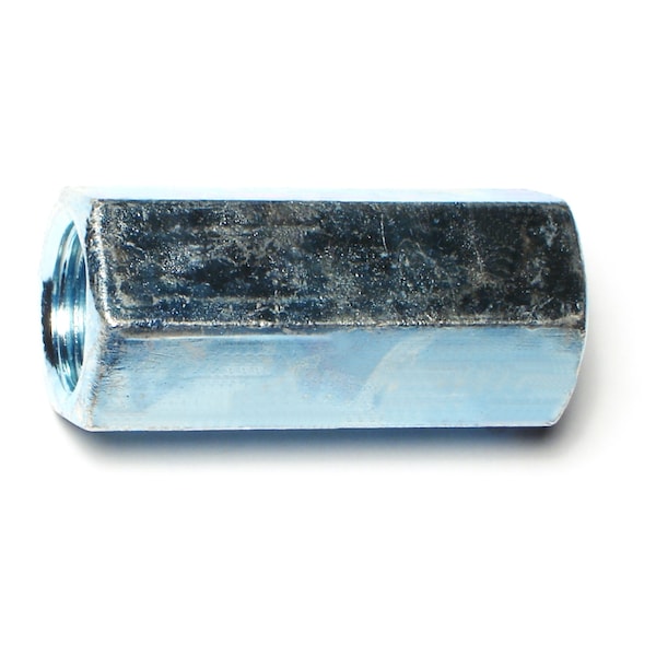 Midwest Fastener Coupling Nut, 3/4"-16, Steel, Grade 2, Zinc Plated, 2-1/4 in Lg, 1 in Hex Wd, 2 PK 76248 - main